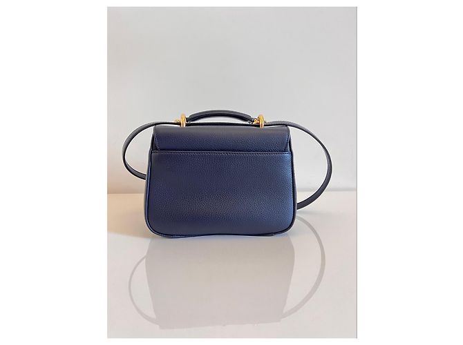 Salvatore Ferragamo Borsa a mano Gancini Blu scuro - vista 4