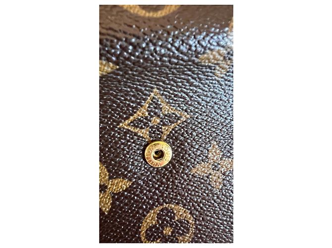 Louis Vuitton Cartera Josephine Monogram Castaño - vista 12