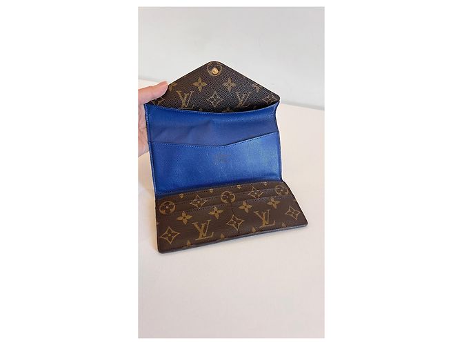Louis Vuitton Cartera Josephine Monogram Castaño - vista 7