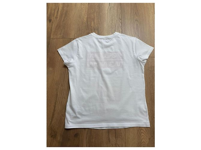 Red Valentino "Follow Me Now" T-Shirt Weiß Rot - Ansicht 6