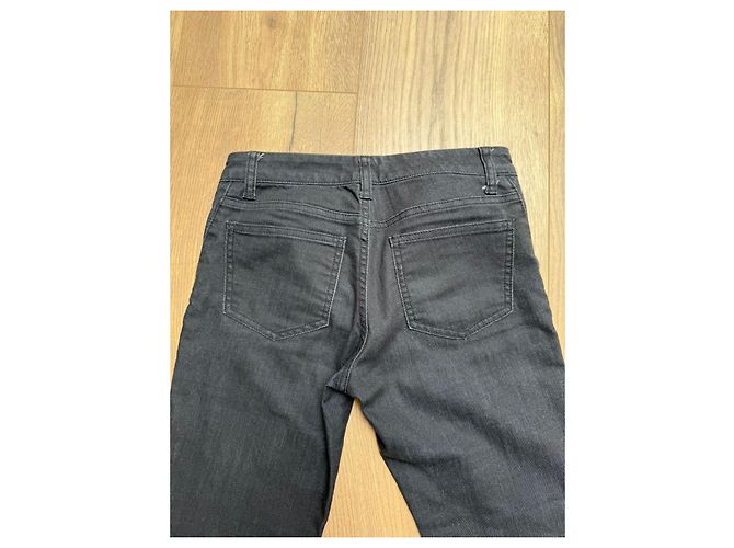 Autre Marque Pantalones biker Stefanel de denim negro - vista 9