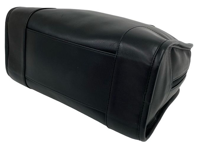 Loewe Vintage Amazona Handtasche aus schwarzem Leder - Ansicht 8