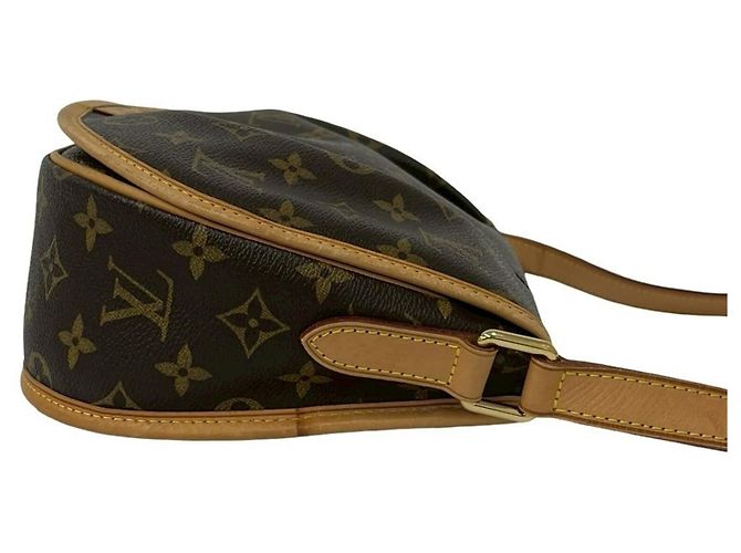 Borsa a tracolla Louis Vuitton Menilmontant PM in pelle monogramma Marrone - vista 6