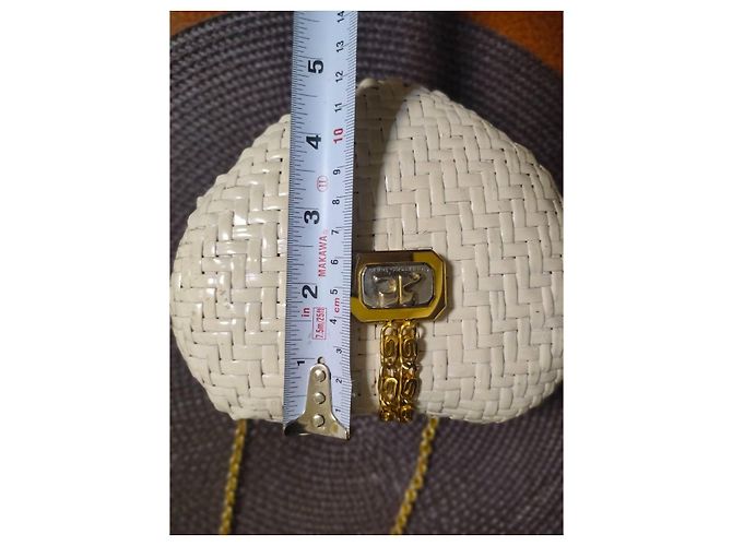 Courreges Courrèges Paris Borsa Cuore Intrecciata Bianco - vista 12