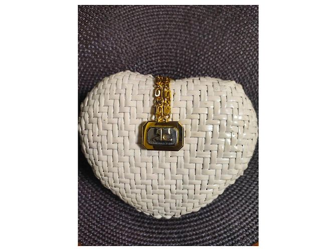 Courreges Courrèges Paris Borsa Cuore Intrecciata Bianco - vista 2