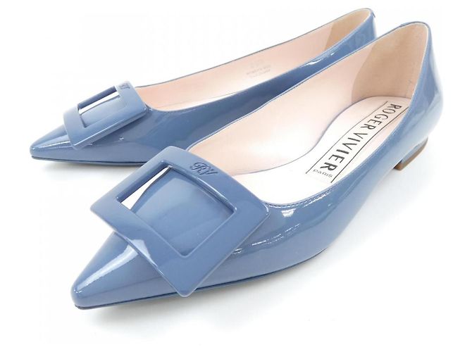 Scarpe basse Gommettine Roger Vivier Blu - vista 3
