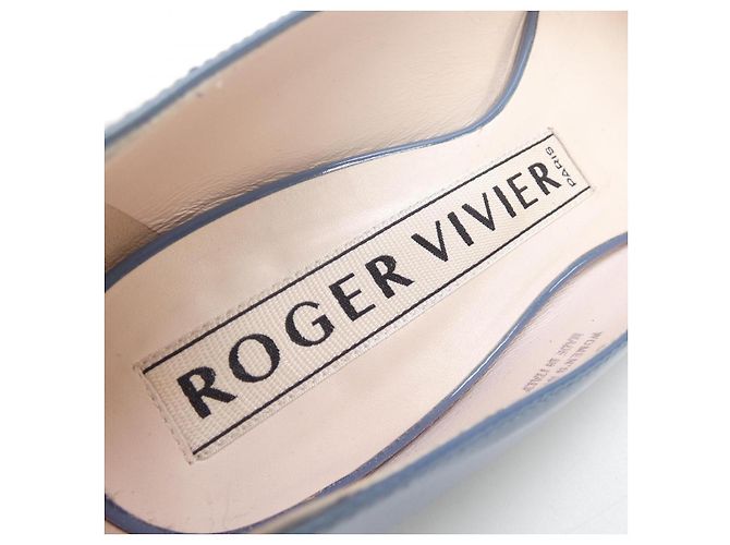Scarpe basse Gommettine Roger Vivier Blu - vista 6