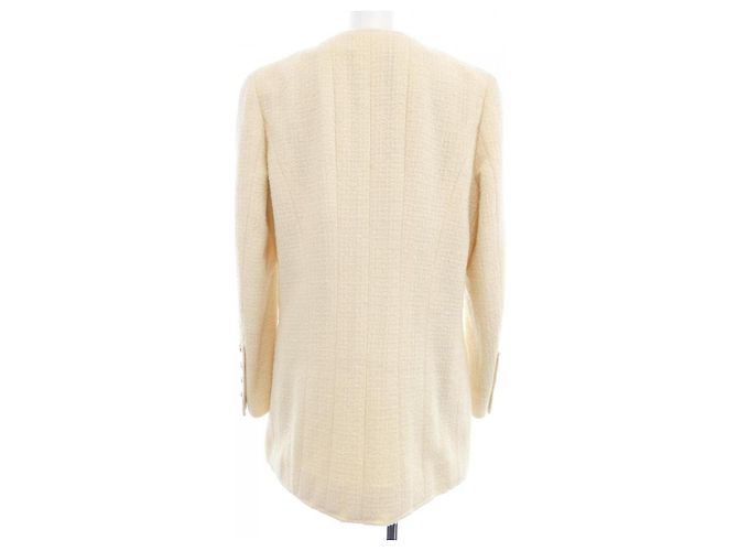Chaqueta Chanel sin cuello Beige - vista 2