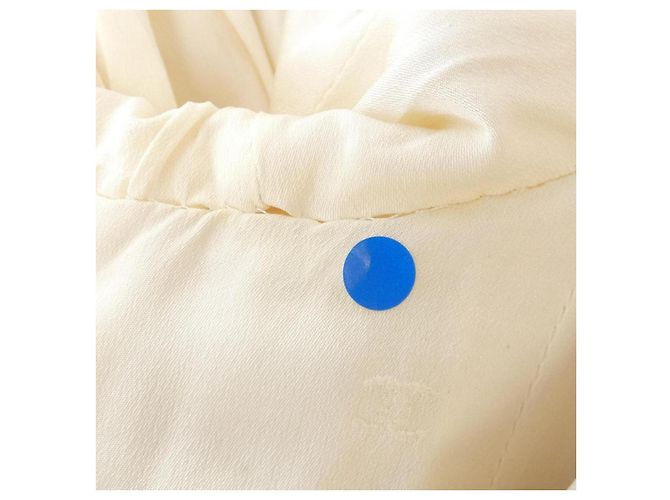Chaqueta Chanel sin cuello Beige - vista 7