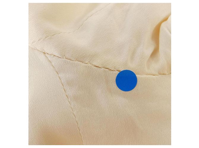 Chaqueta Chanel sin cuello Beige - vista 8