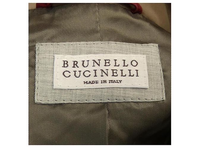 Chaqueta de lana Brunello Cucinelli Castaño - vista 4