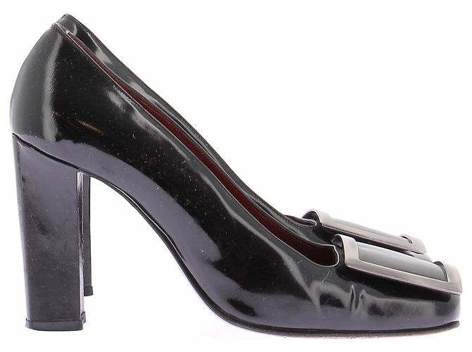 Yves Saint Laurent Stilettos en charol Negro - vista 2