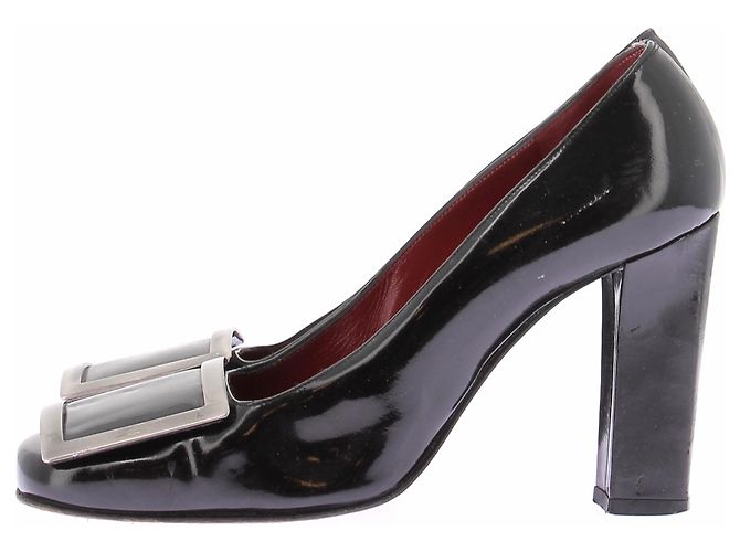 Yves Saint Laurent Stilettos en charol Negro - vista 3