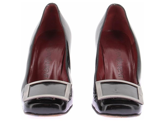 Yves Saint Laurent Stilettos en charol Negro - vista 4