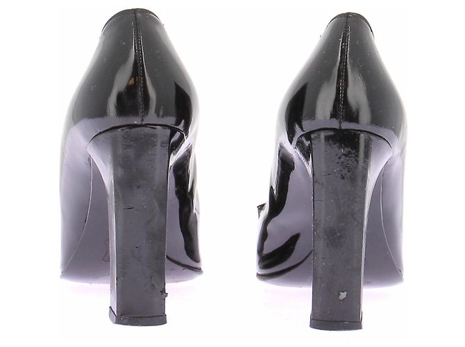 Yves Saint Laurent Stilettos en charol Negro - vista 5