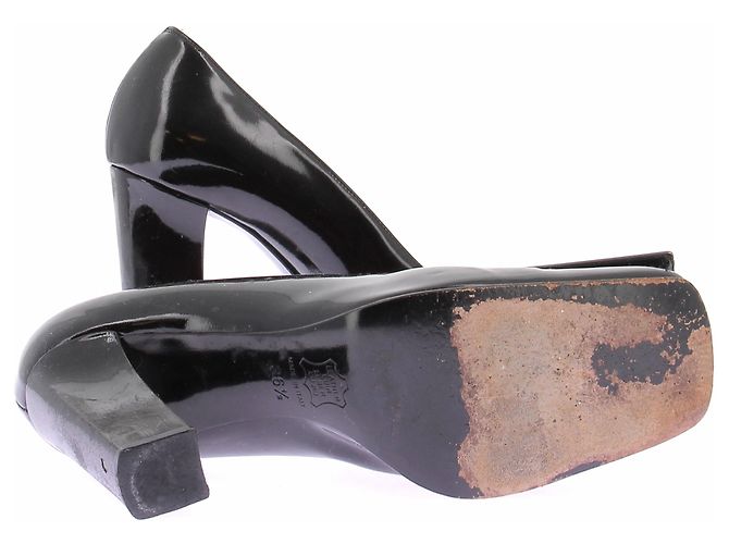 Yves Saint Laurent Stilettos en charol Negro - vista 7