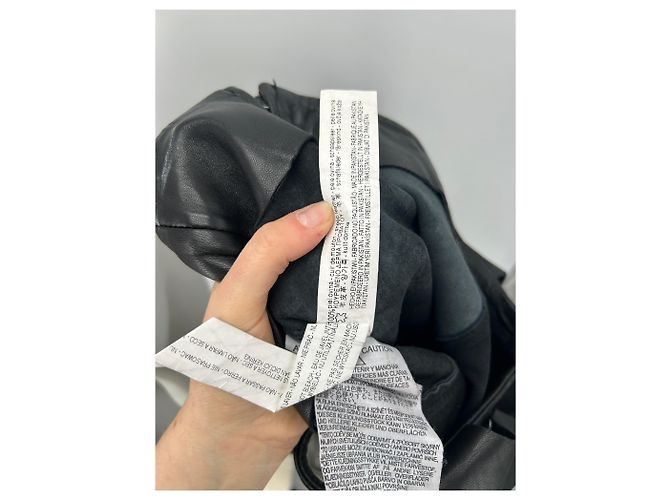 Zara Lederkleid schwarz midi - Ansicht 6