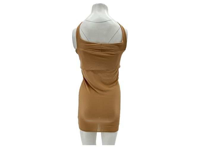 Autre Marque KHY Trägerloses Kleid Nude Beige - Ansicht 2