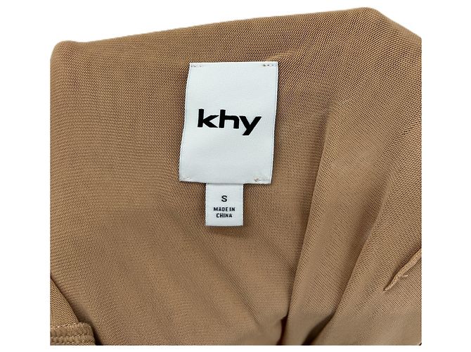 Autre Marque KHY Trägerloses Kleid Nude Beige - Ansicht 5