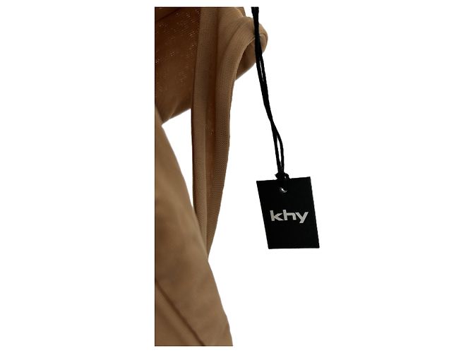 Autre Marque KHY Trägerloses Kleid Nude Beige - Ansicht 7