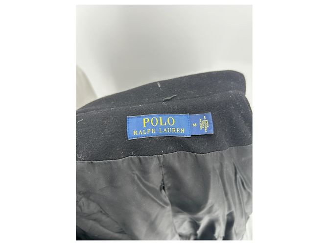 Abrigo largo de lana negro Polo Ralph Lauren - vista 5