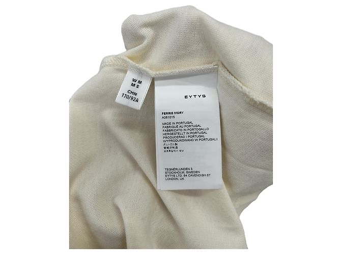 Autre Marque T-shirt ecru de mangas curtas Branco - vista 5