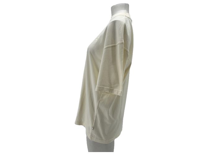 Autre Marque T-shirt ecru de mangas curtas Branco - vista 7