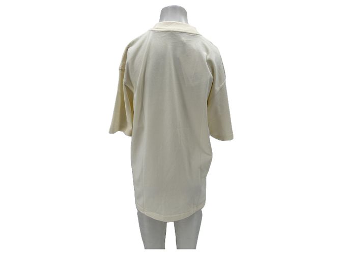 Autre Marque T-shirt ecru de mangas curtas Branco - vista 8