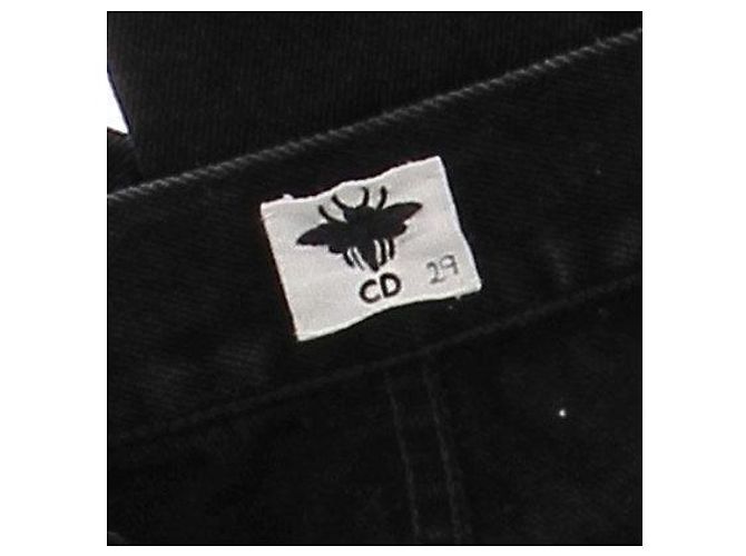Calças de ganga Dior pretas de algodão Preto - vista 5