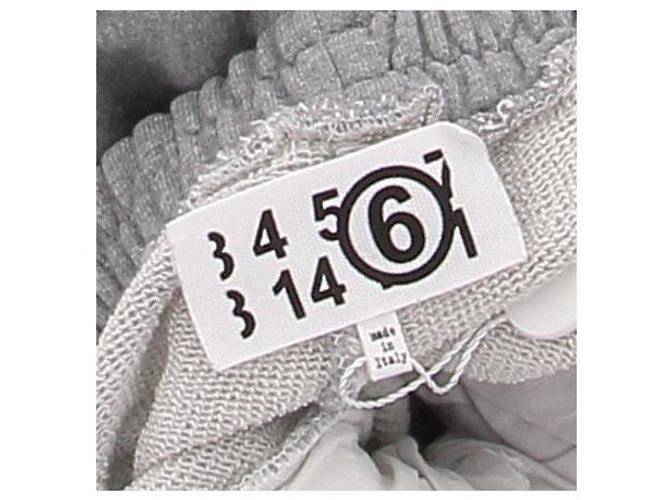 Pantalones de jogging grises Mm6 de algodón - vista 5