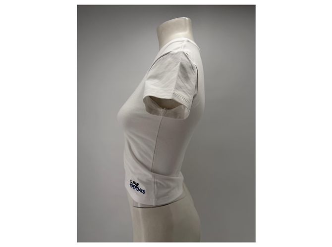 Autre Marque Camiseta blanca de algodón ALFIE UNDERDAYS Blanco - vista 4