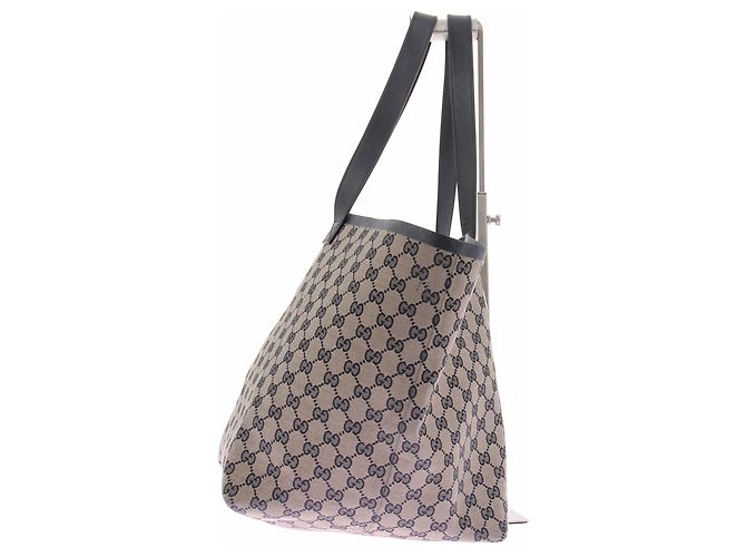 Gucci Stofftasche "Totissima" Braun - Ansicht 4