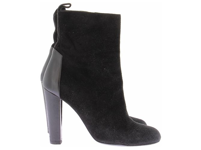 Hermès Botines negros de ante - vista 4