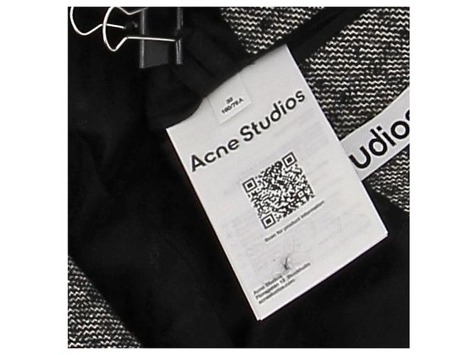 Acne Blazer de lana pata de gallo Gris - vista 6