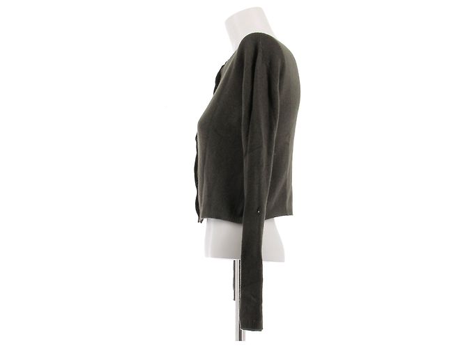 Prada Cardigan aus Wolle Grün Größe 38 - Ansicht 4