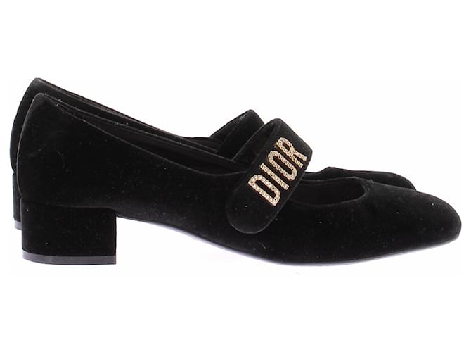 Dior Babies in velluto nero - vista 2