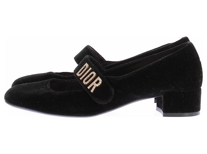 Dior Babies in velluto nero - vista 3