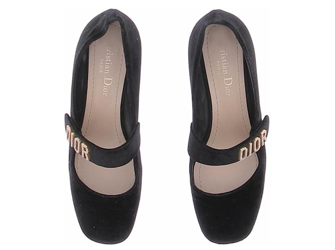 Dior Babies in velluto nero - vista 6