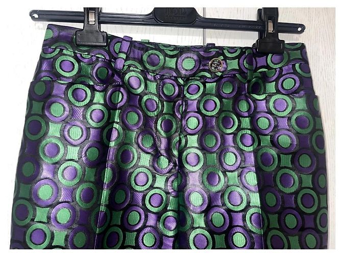 Pantalones de seda Versace estampado Medusa - vista 4