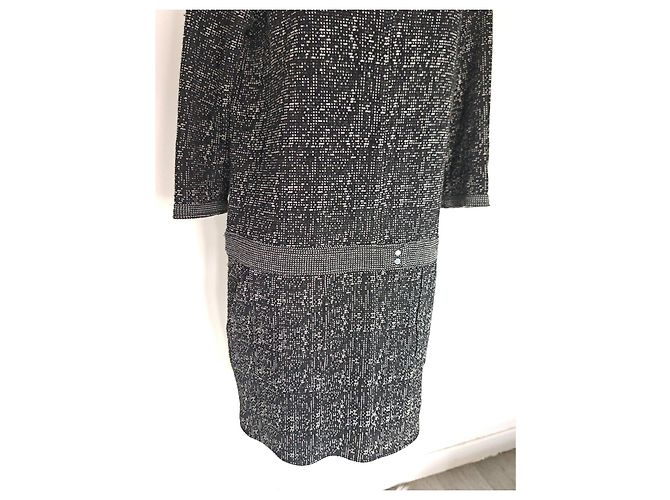 Ba&Sh schwarz-weißes Kleid mit abstraktem Muster - Ansicht 5