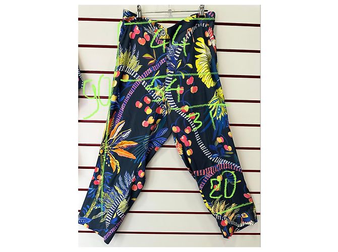 Elena Miró Completo Elena Mirò con Stampa Tropicale - Top e Pantaloni Multicolore Blu scuro - vista 10