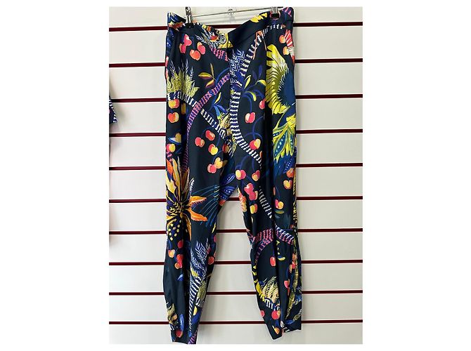 Elena Miró Completo Elena Mirò con Stampa Tropicale - Top e Pantaloni Multicolore Blu scuro - vista 7