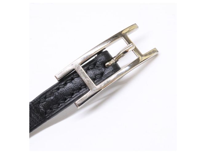 Hermès Pulsera charm Hermes Be Api Triple Strand Negro - vista 7