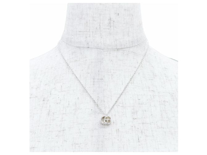 Collana Gucci 770724 Double G Argento - vista 3