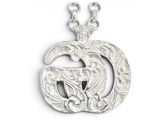 Collana Gucci 770724 Double G Argento - vista 4