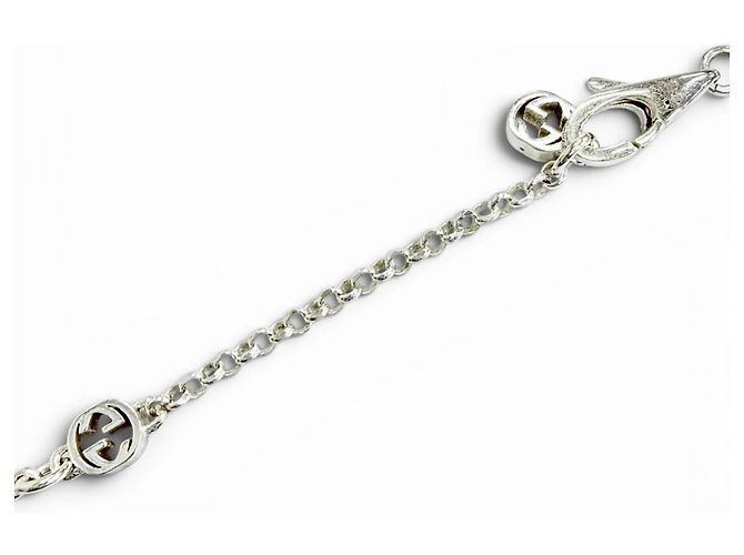 Collana Gucci 770724 Double G Argento - vista 7