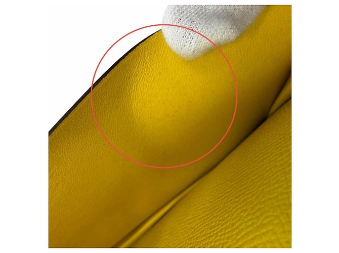 Hermès Cartera larga Hermes Bearn Soufflé Veau Epsom - vista 11