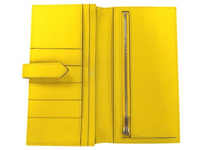 Hermès Cartera larga Hermes Bearn Soufflé Veau Epsom - vista 6