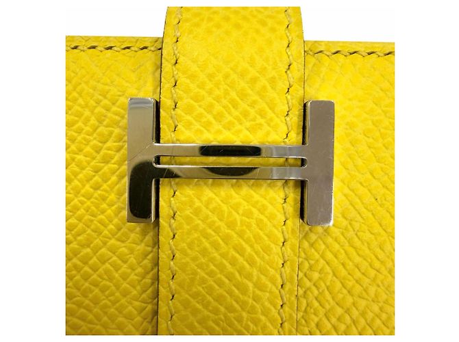Hermès Cartera larga Hermes Bearn Soufflé Veau Epsom - vista 7