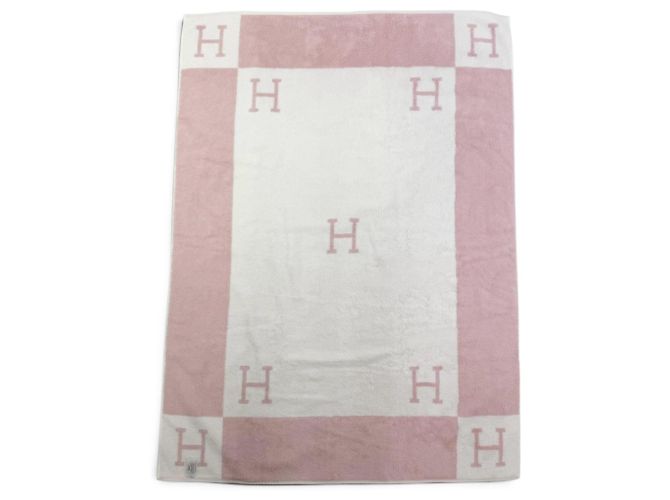 Hermès Serviette de bain en coton Hermes Avalon Lilac Violet - vue 2